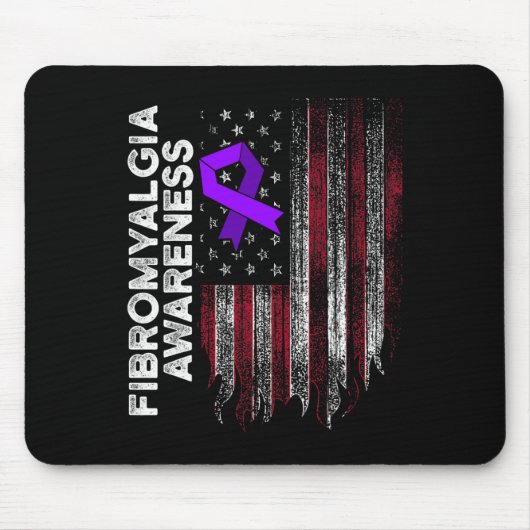 Fibromyalgie Awareness Survivor Proud Warrior 11 Mousepad (Vorne)