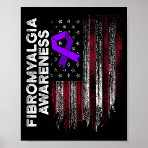 Fibromyalgie Awareness Survivor Proud Warrior 11 Poster
