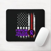 Fibromyalgie Awareness Survivor Proud Warrior 13 Mousepad (Mit Mouse)