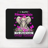 Fibromyalgie Bewusstsein 1 Mousepad (Mit Mouse)