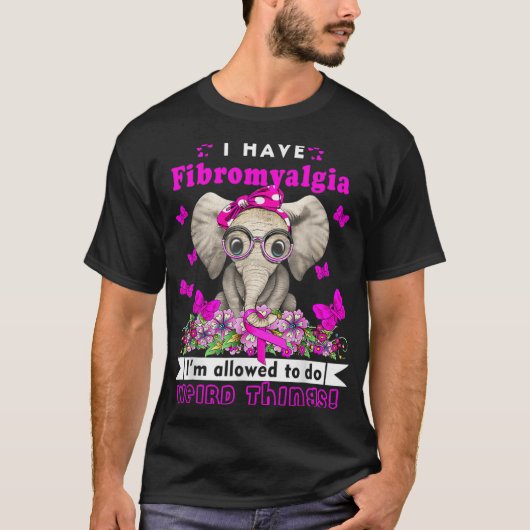Fibromyalgie Bewusstsein 1 T-Shirt (Vorderseite)