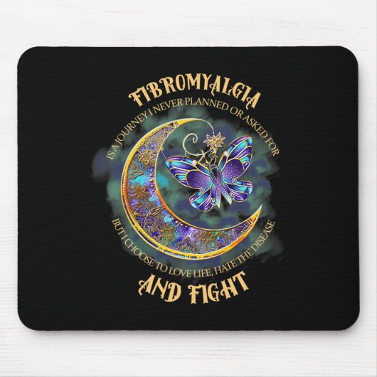 - Fibromyalgie Bewusstsein 23 Mousepad (Vorne)