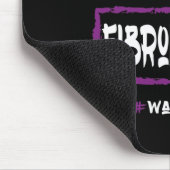 Fibromyalgie Bewusstsein 2 Mousepad (Ecke)