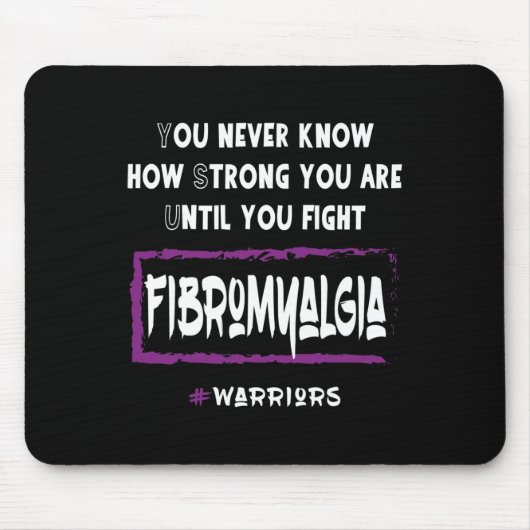 Fibromyalgie Bewusstsein 2 Mousepad (Vorne)