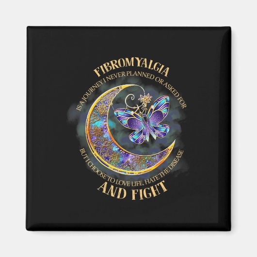 - Fibromyalgie Bewusstsein 33 Magnet (Vorne)