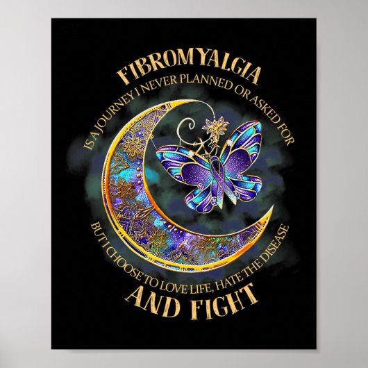 - Fibromyalgie Bewusstsein 33 Poster (Vorne)