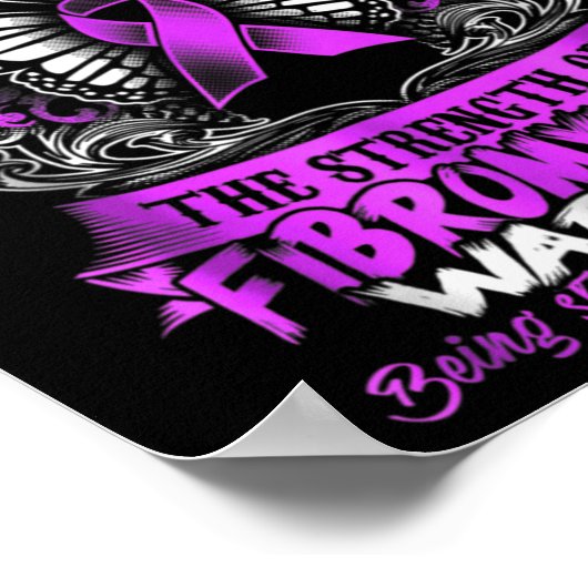 Fibromyalgie Bewusstsein 4 Poster (Ecke)