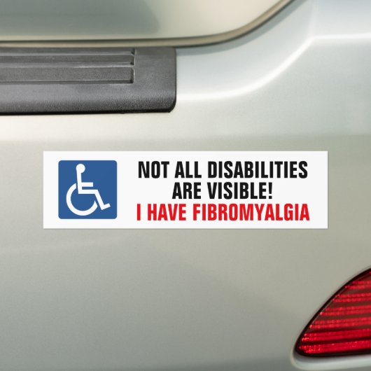 Fibromyalgie-Bewusstsein Autoaufkleber (Auf Auto)