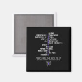 Fibromyalgie Bewusstsein Chronische Krankheit Gesc Magnet (Vorderseite/Rückseite)