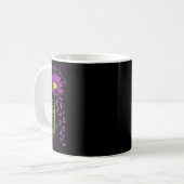 Fibromyalgie Bewusstsein Daisy Blume Untergang Ban Kaffeetasse (Vorderseite Links)