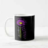 Fibromyalgie Bewusstsein Daisy Blume Untergang Ban Kaffeetasse (Links)
