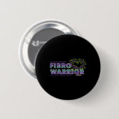 Fibromyalgie Bewusstsein Fibro Krieger Grafisches Button (Vorne & Hinten)