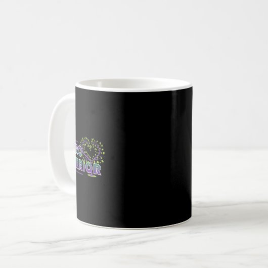 Fibromyalgie Bewusstsein Fibro Krieger Grafisches  Kaffeetasse (Vorderseite Links)