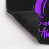Fibromyalgie Bewusstsein Fibro Krieger Lila Band Mousepad (Ecke)