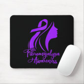 Fibromyalgie Bewusstsein Fibro Krieger Lila Band Mousepad (Mit Mouse)