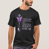 Fibromyalgie Bewusstsein Fibro Krieger Überlebende T-Shirt (Vorderseite)
