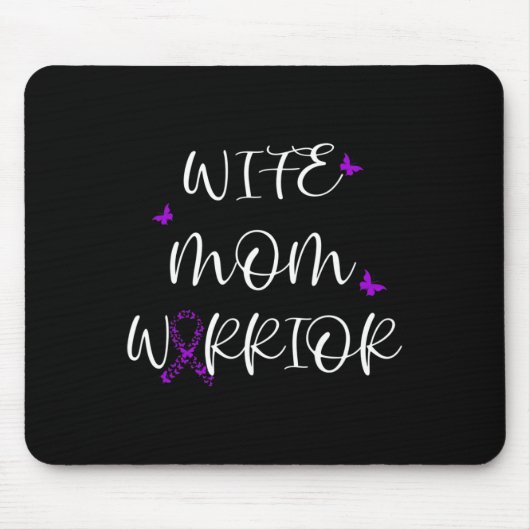 Fibromyalgie Bewusstsein Fibro Krieger Unsichtbare Mousepad (Vorne)