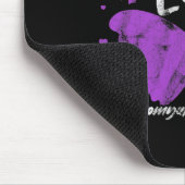Fibromyalgie Bewusstsein Lila Butterfly Fibro Warr Mousepad (Ecke)