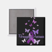 Fibromyalgie Bewusstsein Magnet (Vorderseite/Rückseite)