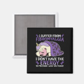 Fibromyalgie Bewusstsein Magnet (Vorderseite/Rückseite)
