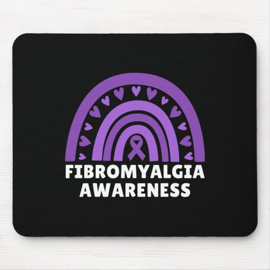 Fibromyalgie Bewusstsein Männer Frauen Niedlich Ra Mousepad (Vorne)