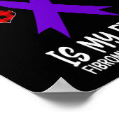 Fibromyalgie Bewusstsein meines Bruders Kampf ist Poster (Ecke)
