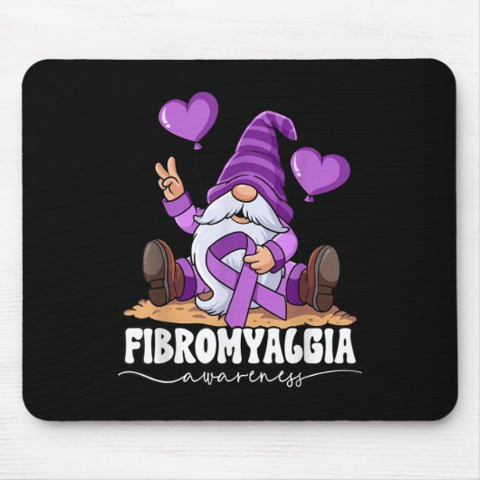 Fibromyalgie Bewusstsein Mousepad (Vorne)