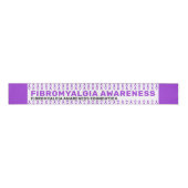 Fibromyalgie-Bewusstsein Muster Band Ripsband (Vorderseite)