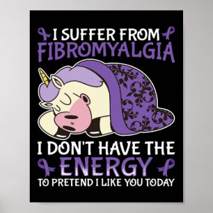 Fibromyalgie Bewusstsein Poster