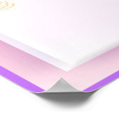 Fibromyalgie Bewusstsein Poster (Ecke)