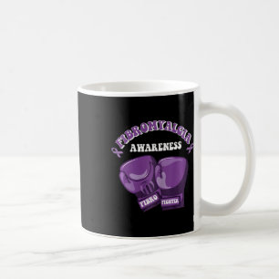 Fibromyalgie Bewusstsein Ribbon Boxhandschuhe Fibr Kaffeetasse