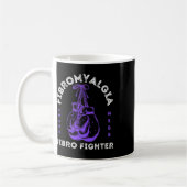 Fibromyalgie Bewusstsein Ribbon Boxhandschuhe Fibr Kaffeetasse (Links)