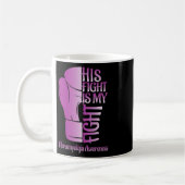 Fibromyalgie Bewusstsein Ribbon Boxhandschuhe Fibr Kaffeetasse (Links)