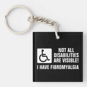 Fibromyalgie-Bewusstsein Schlüsselanhänger