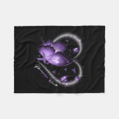 Fibromyalgie Bewusstsein Tag Krieger Überlebender Fleecedecke (Vorderseite (Horizontal))