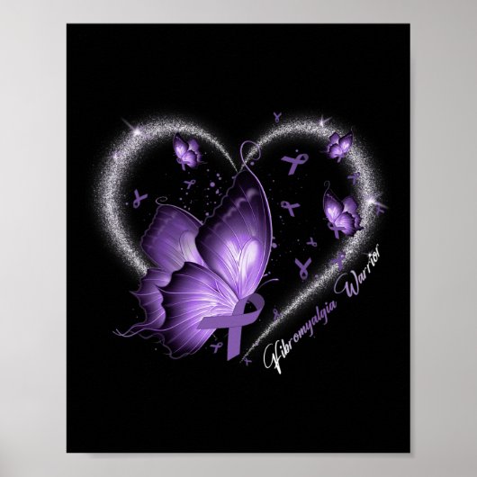 Fibromyalgie Bewusstsein Tag Krieger Überlebender  Poster (Vorne)