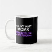 Fibromyalgie Bewusstsein Überlebende Mamas Krieger Kaffeetasse (Links)