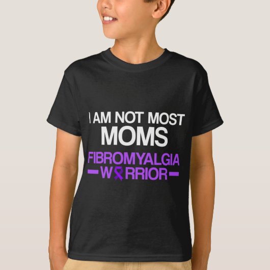 Fibromyalgie Bewusstsein Überlebende Mamas Krieger T-Shirt (Vorderseite)