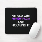 Fibromyalgie Bewusstsein Überlebender Lebenskriege Mousepad (Mit Mouse)