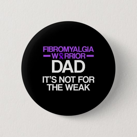 Fibromyalgie Bewusstsein Überlebender Vater Kriege Button (Vorderseite)