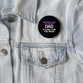 Fibromyalgie Bewusstsein Überlebender Vater Kriege Button (Beispiel)