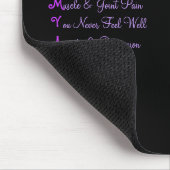 Fibromyalgie-Bewusstseins-Schmetterlings-Mauspad Mousepad (Ecke)