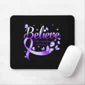 Fibromyalgie Bewusstseinsbildung Schmetterling 1 Mousepad (Mit Mouse)