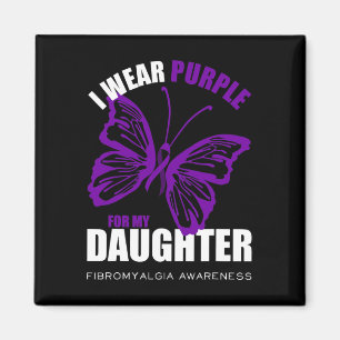 Fibromyalgie Bewusstseinsbildung Schmetterling Lil Magnet