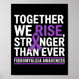Fibromyalgie Bewusstseinsmonat wir steigern als Poster