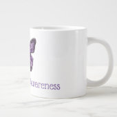 Fibromyalgie Bewusstseinsstörung (1700 - FMA) Jumbo-Tasse (Rechts)
