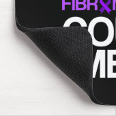Fibromyalgie Bewusstseinsüberlebende Person Suche Mousepad (Ecke)