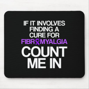 Fibromyalgie Bewusstseinsüberlebende Person Suche  Mousepad