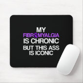 Fibromyalgie Bewusstseinsüberlebung Chronischer Kr Mousepad (Mit Mouse)