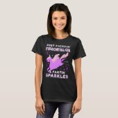 Fibromyalgie Blinddarmkrebs Einhornfarzen T-Shirt (Vorne ganz)